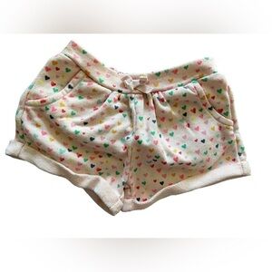 Gap, 6-12M pink shorts w/hearts but runs larger, front pockets